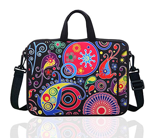 YIDA 15.6-Inch Laptop Shoulder Sleeve Bag Case Carrying bags For 15 15.6" Acer Dell Hp classic colourful - Image 1