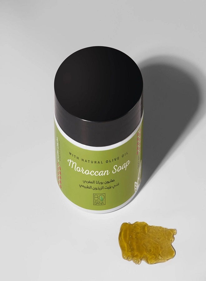 بوبانا صابون مغربي بزيت الزيتون الطبيعي - 500 غرام - Image 2