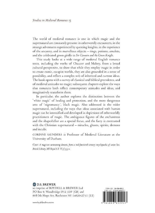 Magic and the Supernatural in Medieval English Romance  - Image 2