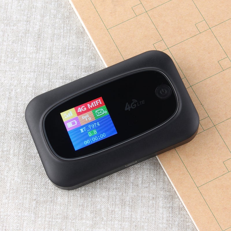 WiFi Device: Black 2000mAh Battery 150Mbps Transmission Rate - Stable Signal Portable 4G LTE Device for On-the-Go Internet, Multi-Device Connection - Image 2