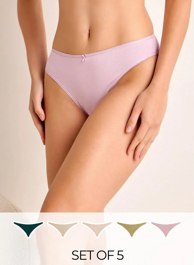 Pack of 5 Intimates Bikini Briefs
