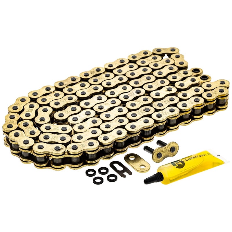 NICHE Gold 525 X-Ring Chain 108 Links with Connecting Master Link - Image 1