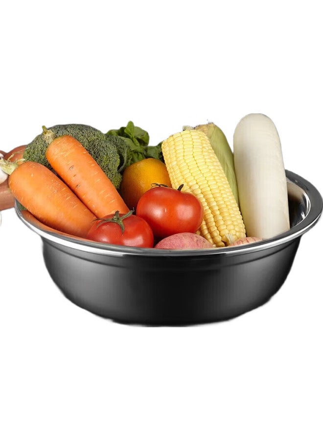 MAX COOK Meichun (Maxcook) Thick 304 Stainless Steel Soup Pot 24Cm, Vegetable Washing Bowl, Seasoning Bowl, And Dough Mixing Bowl Mcwatp24, Widened And Deepened - Image 3