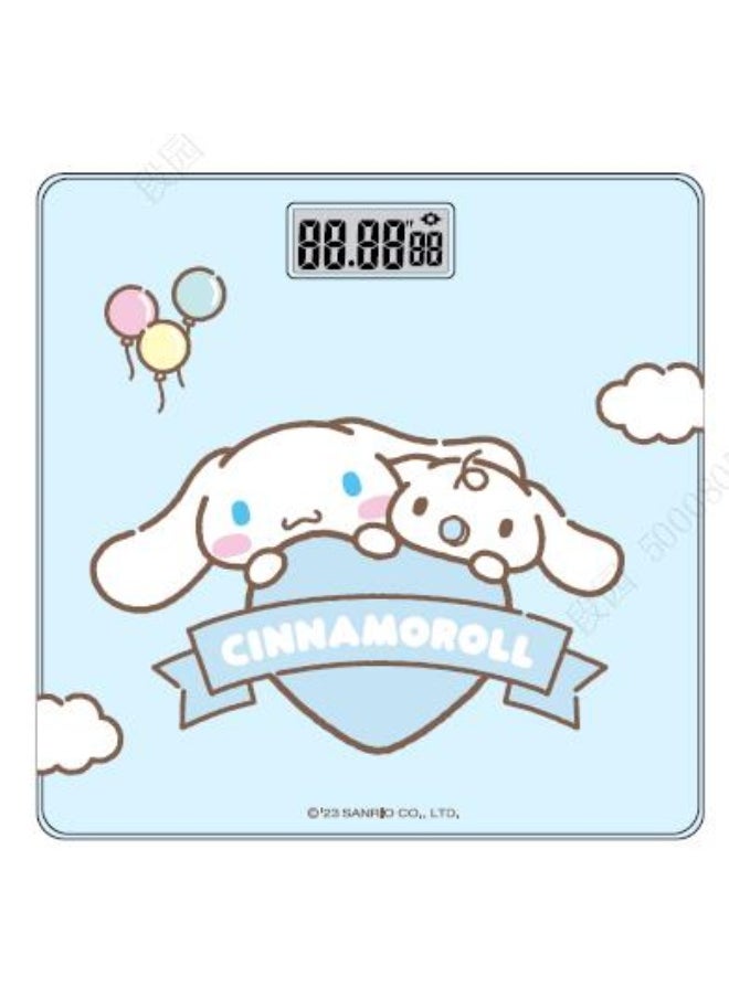Miniso Sanrio characters 28cm Digital Body Weight Scale with Tempered Glass(Cinnamoroll)  Model: SCTZC-220419 