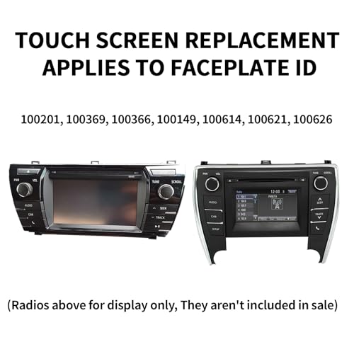 RESNAVSCREN 6.1" 8 Pin Touch Screen Digitizer Replacement for Toyota Camry Corolla Prius 2009-2014 Radio Screen, Touchscreen for LA061WQ1 TD02 OEM Navigation System Ultra-sensitive Display Glass Panel - Image 4