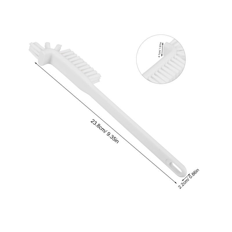 White Dish Scrubber Brush For Kitchen Dishes Fruits And Vegetables - Image 3