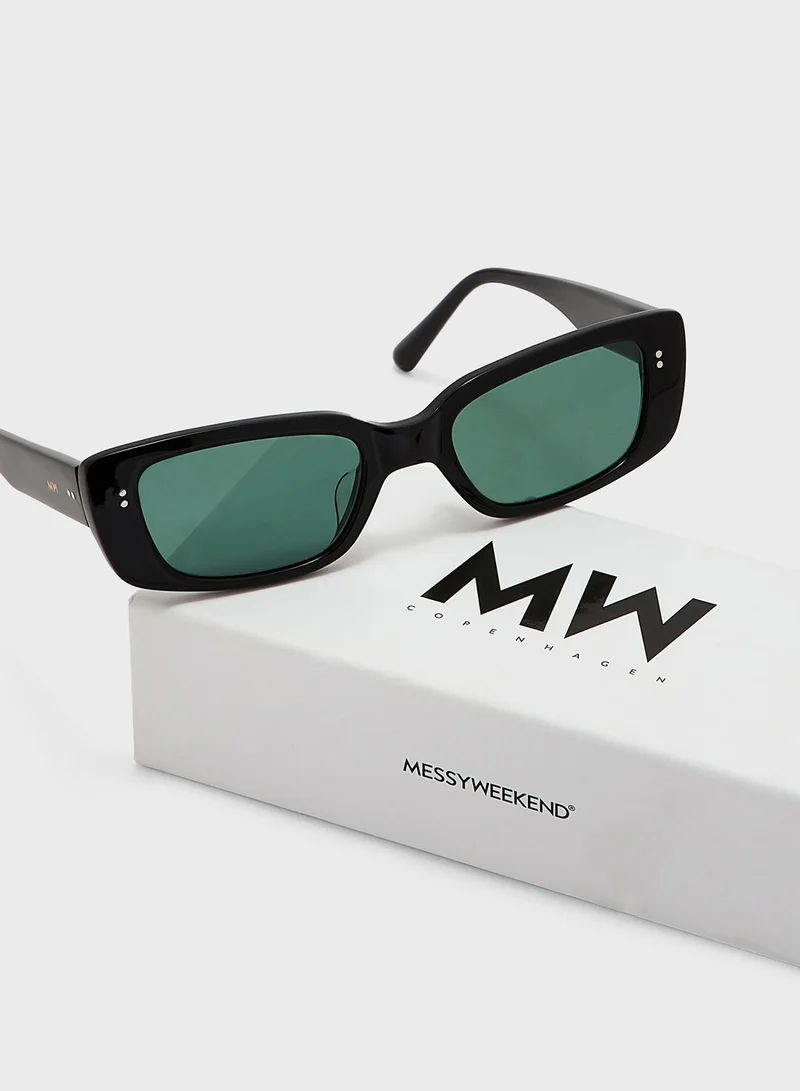 MESSYWEEKEND Grace Shape Sunglasses