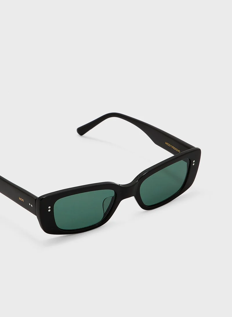 MESSYWEEKEND Grace Shape Sunglasses