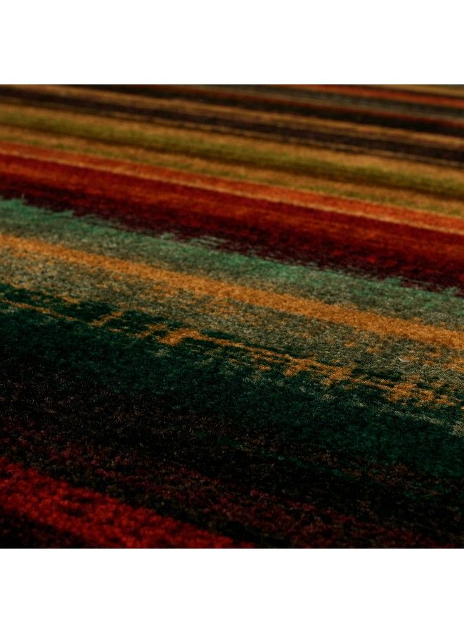 Mohawk Home Boho Stripe 2' X 8' Area Rug Multicolor Perfect For Living Room Dining Room Office - Image 5