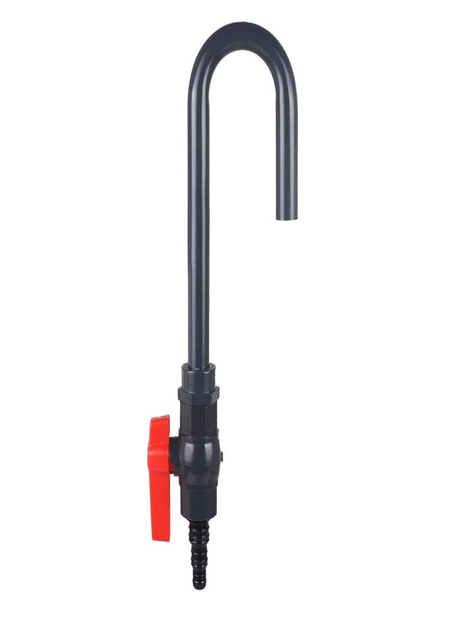 MiOYOOW Aquarium Water Changer, PVC Aquarium Water Filler Hanging Fish Tank Hook Filler with Flow Switch for 1/2“, 5/8”, 3/4” Hose - Image 1