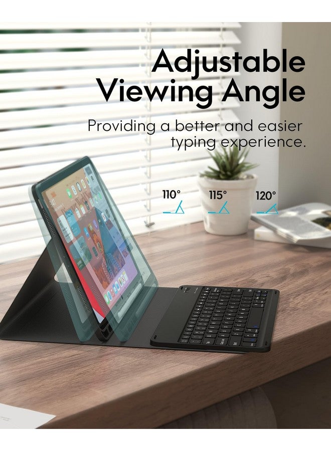 Keyboard Case for iPad Pro 12.9 2020 4th Generation, iPad Pro 12.9 Case with Keyboard 3rd Generation 2018 - Wireless Detachable - with Pencil Holder - iPad Pro 12.9 inch Keyboard Case, Black  - Image 4