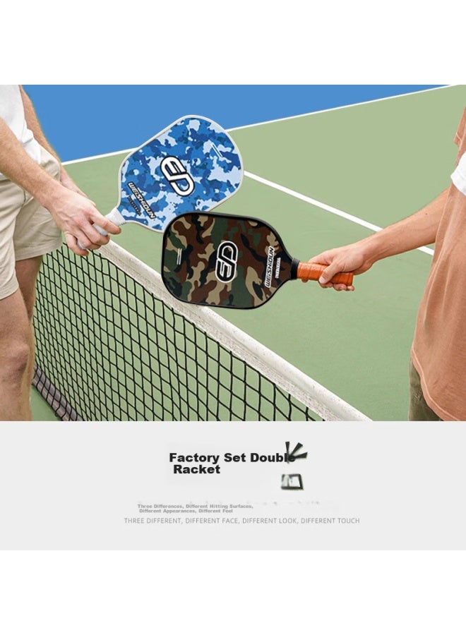 Weishidun Pickleball Racket Set, Camouflage, Carbon Fiber T300pickleball, Indoor And Outdoor Sports Equipment - Image 4