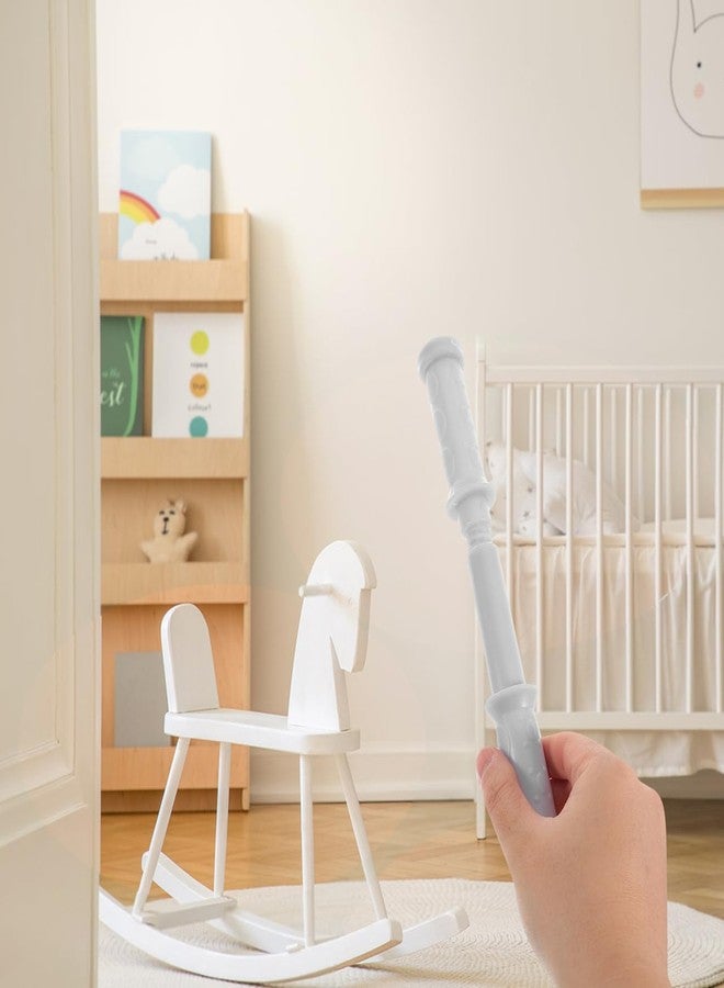 PRETYZOOM Rocking Horse Handle - Universal Plastic Replacement Handle for Kids Toys Ergonomic Grip Light Grey Easy Installation for Rocking Horses - Image 4