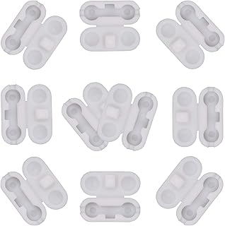 YYST White Plastic Chain Connector for Beaded Chain for Roller Shades and Vertical Blinds (pack of 10) (chain not - Image 1