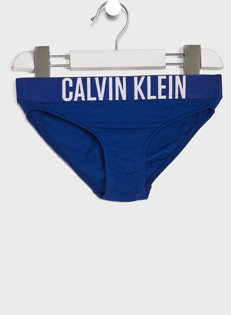 Calvin Klein Jeans 2 Pack Youth Logo Band Swim Bikini Bottoms