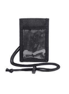 Tacticool Tactical Id Card Holder Detachable Hook & Loop Patch Badge Holder Adjustable 1000D Cordura Neck Lanyard Key Ring And Credit Card Organizer (Black)  - Image 3