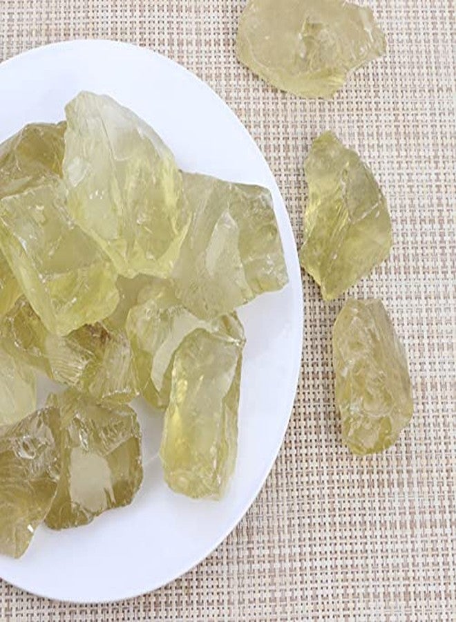 GEMTUB 1 KG Natural Citrine Raw Stone Citrine Rough Stone chunk Rock Gemston Absorbs Negativity Meditation Vastu Correction & Home Decoration attracts wealth, prosperity and success (1 KG) - Image 2