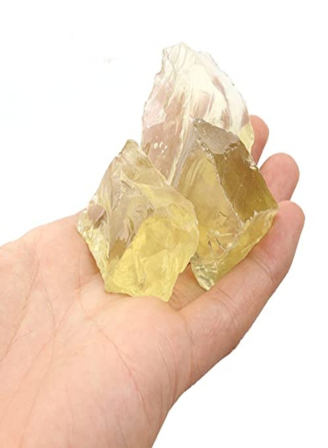 GEMTUB 1 KG Natural Citrine Raw Stone Citrine Rough Stone chunk Rock Gemston Absorbs Negativity Meditation Vastu Correction & Home Decoration attracts wealth, prosperity and success (1 KG) - Image 3