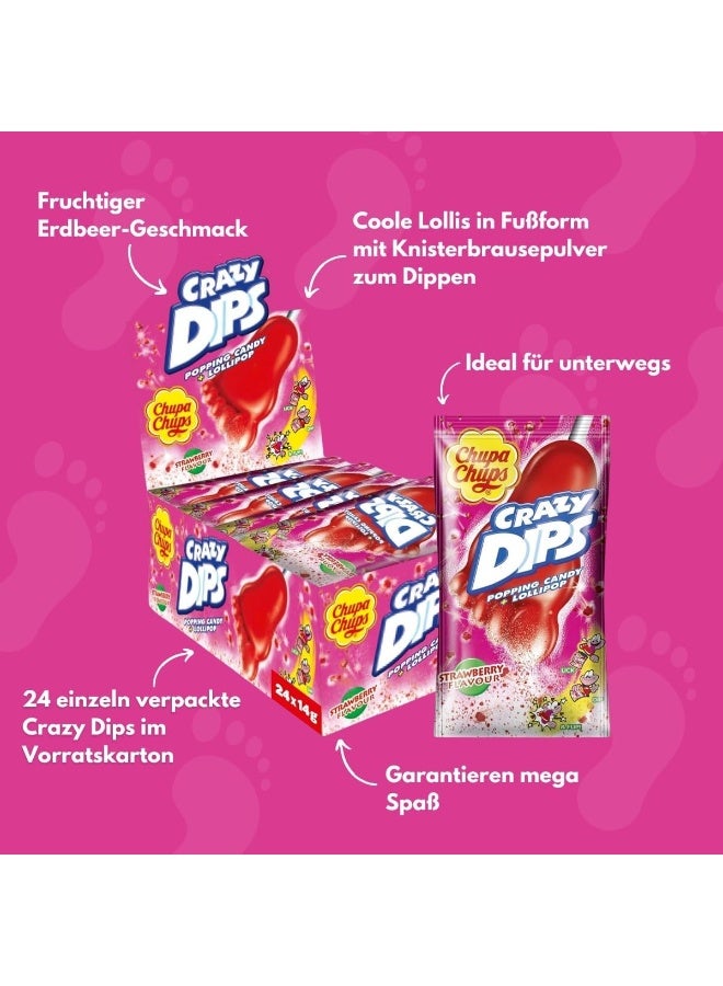 Chupa Chups Crazy Dip "Strawberry" 11.85OZ/336G - Image 2