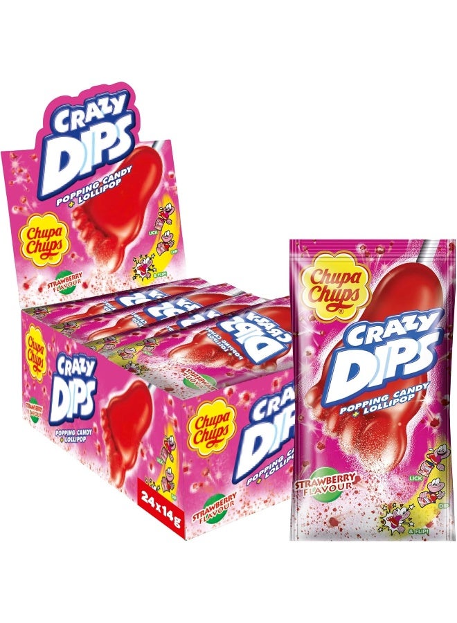 Chupa Chups Crazy Dip "Strawberry" 11.85OZ/336G - Image 1