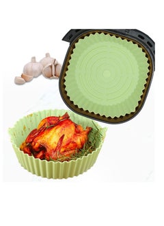 Excefore Air Fryer Silicone Baking Tray 7.6inch for 3 to 5 Qt Reusable Air Fryer Silicone liners, Round Air Fryer Silicone Basket for Air Fryer Easy Cleaning Silicone Pot  - Image 1