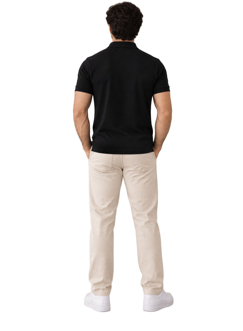 Nileton Men’s Polo T-Shirt – 100% Cotton - Classic Piqué Polo Shirts - Short Sleeve with Two-Button Collar, Regular Fit - Casual Top, Soft Cotton - Comfortable Fit for Everyday Style - Image 5