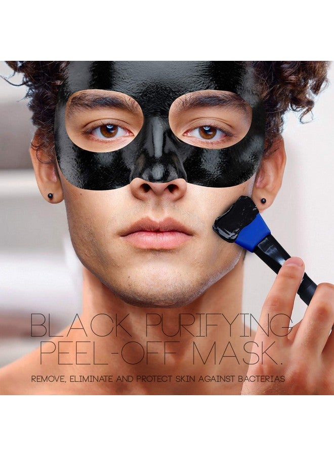 Shills SHILLS Face Mask for Men, Face Mask Purifying Peel Off Mask, Charcoal Mask, Blackhead Removal Mask, Peel Off Mask, Charcoal Mask and a Brush Set - Image 5