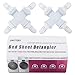 Umttery Bed Sheet Detangler Keep Bed SheetsDuvet CoversBlankets from Tangling Twisting Balling in Washer and Dryer 2 pcsWhite - Image 1
