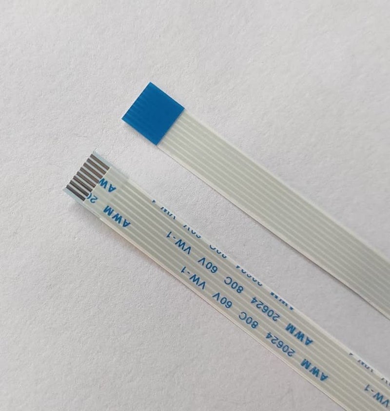 DLEIN 8 Pin 1.0mm Pitch A-Type SAME Side pin(10CM-4 INCH) Length flat flexible FFC/FPC LVDS Ribbon Wire Flat Cable for Module Camera digital camcorders, laptops, LCD TVs, LCD monitors etc(1Pcs) - Image 1