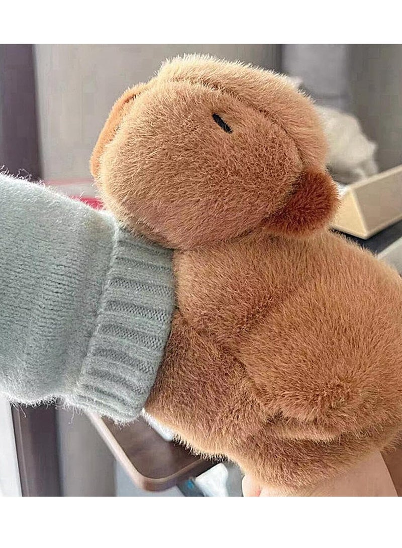 general Slap Bracelets For Kids Adults Huggers Slap Bracelet Stuffed Animals Cute Plush Capybara Slap Bracelet Wristband Favors  - Image 5