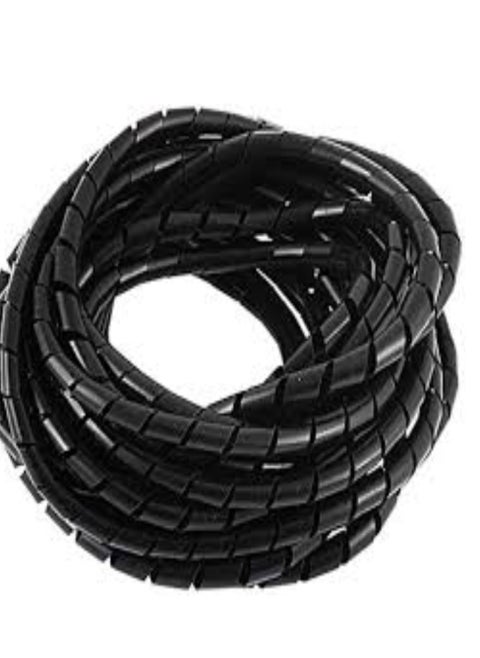KNP Spiral Cable Wrap 6 MM is a versatile protective covering designed to organize and safeguard cables and wires. With a diameter of 6 millimeters it is ideal for managing smaller cables and ensuring they remain tangle-free and protected from damage.