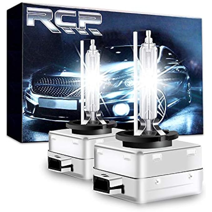 RCP D1S6  A Pair D1S D1R 6000K Xenon Hid Replacement Bulb Diamond White Metal Stents Base Car Headlight Lamps Head Lights 35W - Image 1