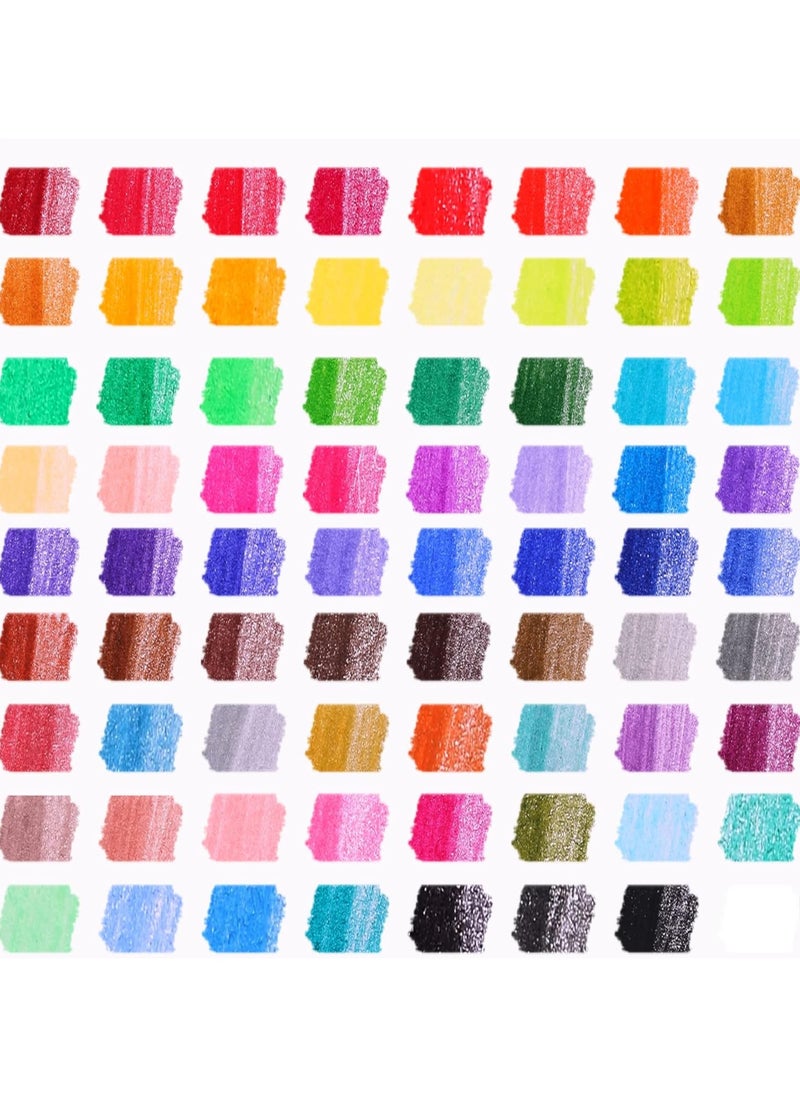 KALOUR - KALOUR 72 Count Colored Pencils for Adult Coloring Books, Soft Core,Ideal for Drawing Blending Shading,Color Pencils Set Gift for Adults Kids Beginners - Image 1