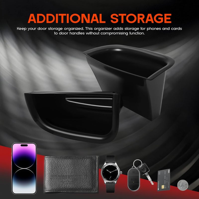Rogierra Volvo S90 Front Door Storage Organizer (2 Pack) - Image 3