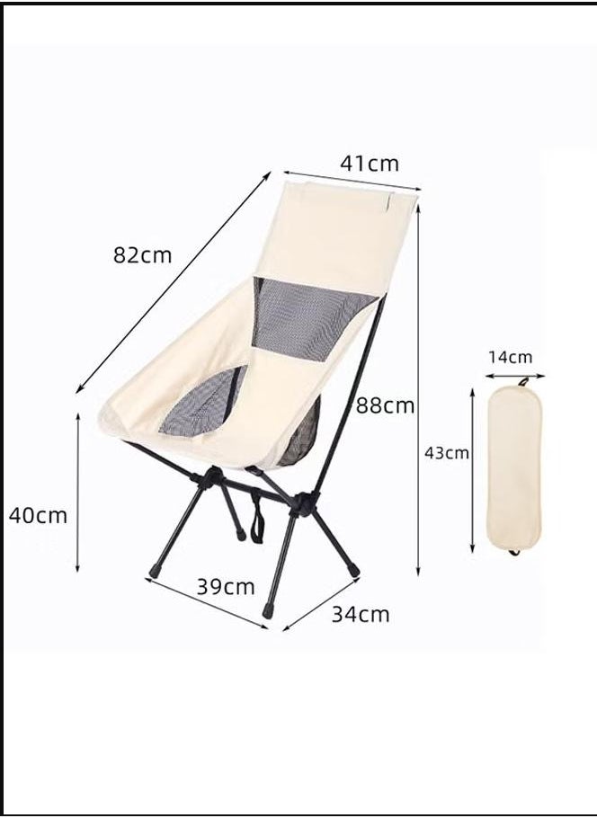 Joshberg Portable Camping Chair Folding Chair with Storage Bag For Beach Camping Hiking Lawn Picnic Outside Travel  - Image 3