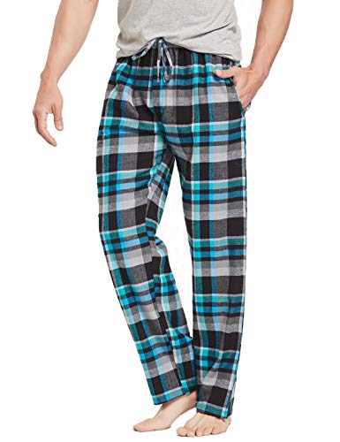 CYZ Men's 100% Cotton Super Soft Flannel Plaid Pajama Pants-F1509-L - Image 2