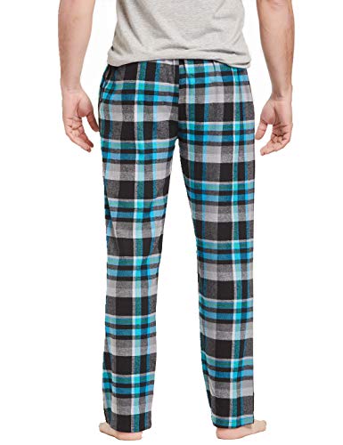 CYZ Men's 100% Cotton Super Soft Flannel Plaid Pajama Pants-F1509-L - Image 4