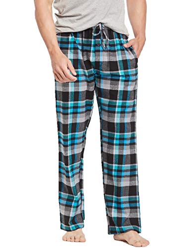 CYZ Men's 100% Cotton Super Soft Flannel Plaid Pajama Pants-F1509-L - Image 3