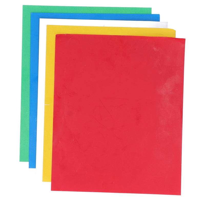 Transfer Paper: 5 Colors Water Soluble - Clear Pattern Reusable Carbon Paper for Embroidery Tracing, DIY Crafts & Fabric, Wood, Leather Surfaces - Image 1