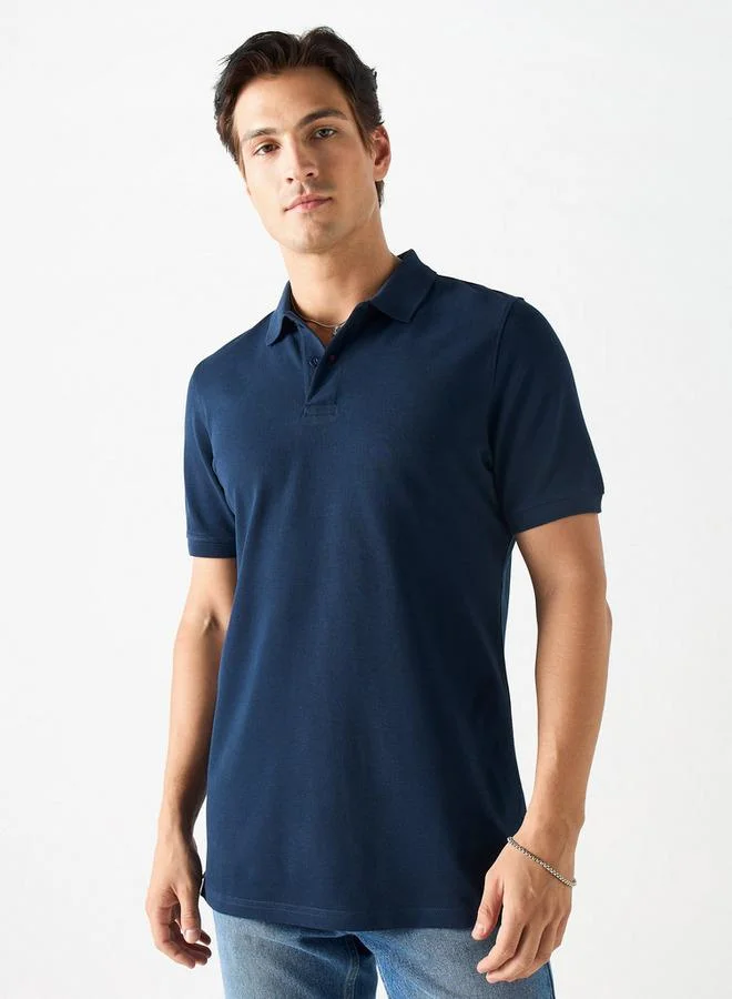 سبلاش فيڤ Set of 3 - Polo T-shirt with Short Sleeves and Button Closure