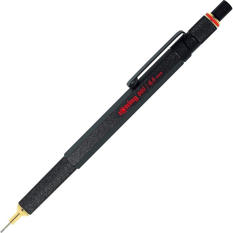 Rotring , Mechanical Pencil - 800+ HYBRID STYLUS BLACK (0.5 MM). - Image 1
