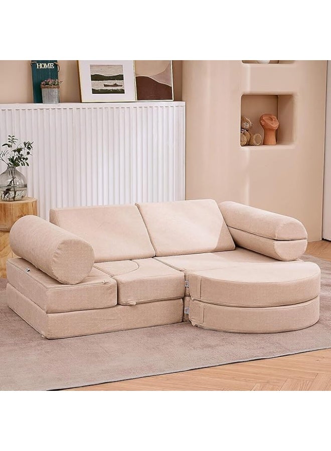 Poppins Home Poppins HOME 14PCS Luxury Kids Couch Playful Comfort for Little Ones and Adults Alike  - Image 1