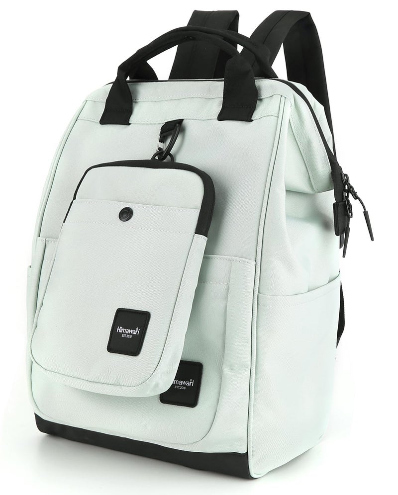 himawari Large Travel Backpack with Laptop Compartment 17 Inch Roomy Doctor Bag College backpack for Women&Men-Not include USB Port(1882-black+) - Image 2