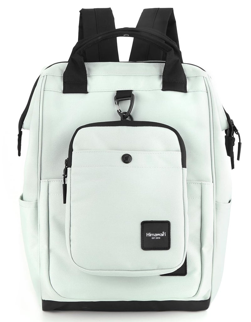himawari Large Travel Backpack with Laptop Compartment 17 Inch Roomy Doctor Bag College backpack for Women&Men-Not include USB Port(1882-black+) - Image 1