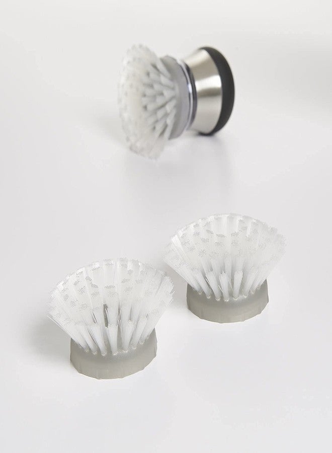 FIRST LOVE Steel Soap Dispensing Palm Brush with Refills - Image 2