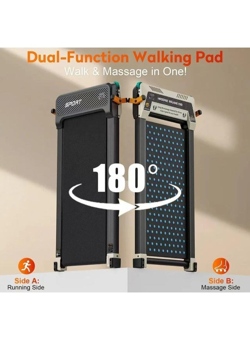 SPORT Treadmill  2-in-1 with Foot Massage | Dual Function: Running & Walking + Massage Side | 8 Shock Absorbers | 120kg Capacity | Foldable | Incline Feature | 5yr Warranty - Image 1
