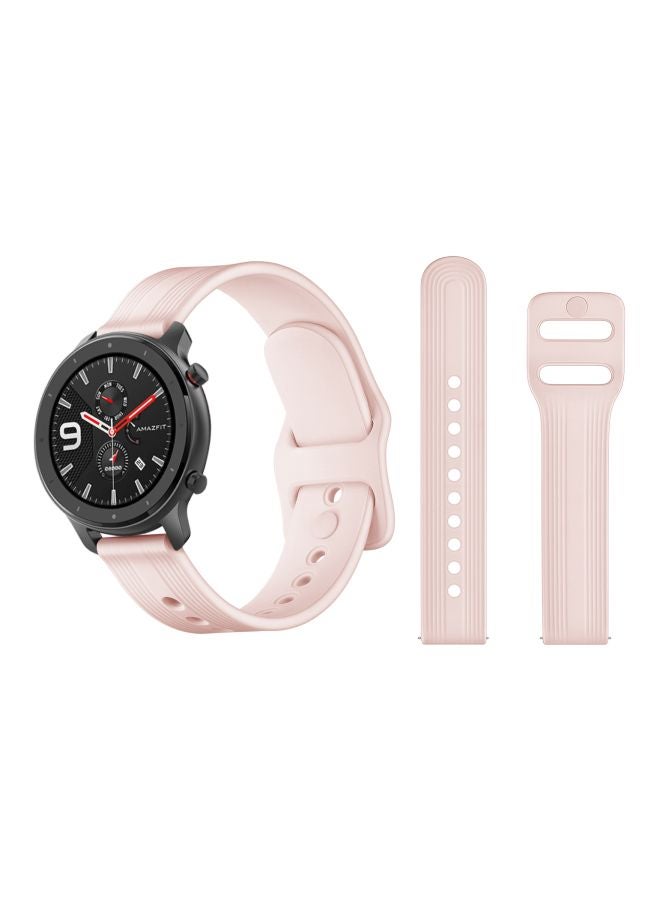 NIBEMINENT Replacement Band For Amazfit GTR Smartwatch 42 mm Pink - Image 2