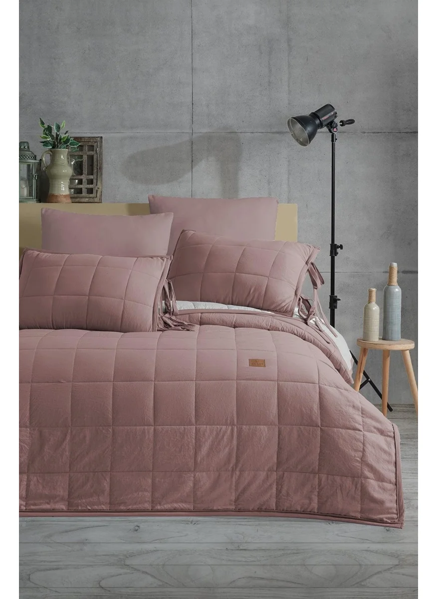 Elart Madelyn Single Bed Set 4 Piece Rose Dusty