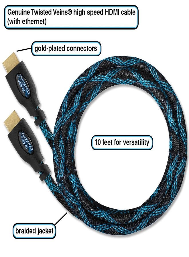 Cheetah Mounts Alameb TV Wall Mount for TV and Monitor 12 to 37 Inches and Maximum Weight kg 13.6. A Twisted Veins 3 Metre HDMI Cable for Ethernet. - Image 5