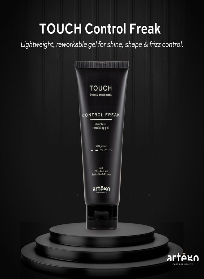 artego Artègo TOUCH Control Freak Styling Gel (6.8 oz) - Lightweight, Flexible Hold Hair Gel for Smooth, Frizz-Free Styles - Image 2